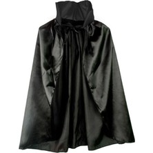 Evimdeyokyok Siyah Renk Yakalı Halloween Pelerini 90 cm Tdrtr