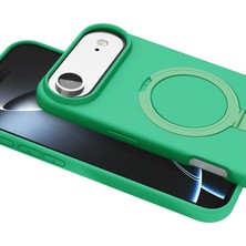 Evimdeyokyok Apple Iphone 17 Air Regal Magsafe Standlı Kapak - Yeşil Tdrtr