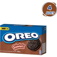 Oreo Bisküvi Çikolatalı 228GR - 4 Paket