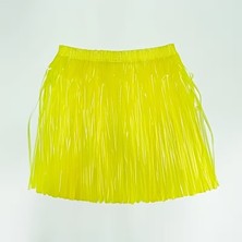 Evimdeyokyok Neon Sarı Hawaii Parti Eteği 40 cm Tdrtr
