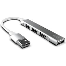 Inca X4  Port USB 3.0 +3*usb 2.0 Çoklayıcı USB Hub - Slim Aluminyum Kasa Çoğaltıcı