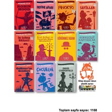 İş Bankası Kültür Yayınları Robin Hood Define Adası Pinokyo Sefiller Iki Şehrin Hik Yesi Kral Arthur ve Yuvarlak Masa Şövalyeleri Görünmez Adam Korkusuz Kaptanlar Gulliver In Gezileri Çocukluk David Copperfield