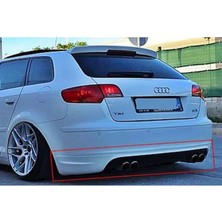 Tuning Vadisi Audi A3 8p Arka Tampon Ek 2 Kapı 2006-2012 Arası Plastik Boyasız