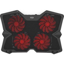Inca INC-3480 Butterfly Design 4x Fan, 2x Usb, 17,3' Gaming Notebook Soğutucu