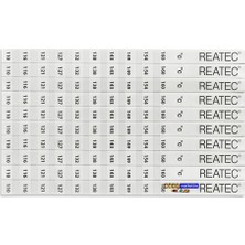 Evimdeyokyok Reatec Sıcaklık Ölçüm Etiketi Isı Ölçer Ölçüm Aralığı 110 °c - 160 °c (10ADET) Tdrtr