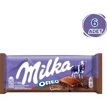 Milka Oreo Choco Tablet Çikolata 100G - 6 Adet