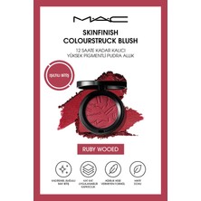 M.A.C Skinfinish Colourstruck Blush 12 Saate Kadar Kalıcı, Yüksek Pigmentli Pudra Allık - Ruby Wooed