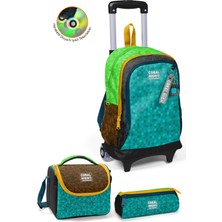 Coral High Kids Craft Desenli Desenli Çekçekli 3'lü Çanta Seti SET0134016