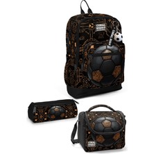 Coral High Kids Futbol Desenli 3’lü Okul Çanta Seti SET0133217
