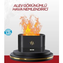 sbodurhome LED Işıklı Buhar Makinesi Alev Efektli Kumandalı Oda Nemlendirici