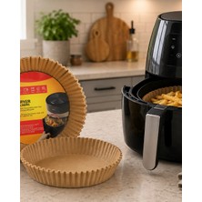 sbodurhome 100 Lü Airfryer Kağıdı Yağ Geçirmez Yapışmaz Pişirme Kağıdı