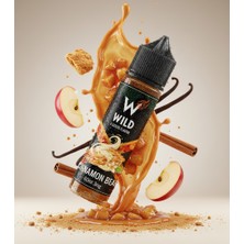Wild Cinnamon Bear - Premium Likit Aroma 60ML/3MG - Elmalı Turta, Tarçın, Krema – Likit Tatlandırıcı