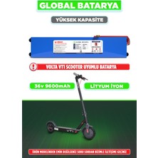 Global Batarya Volta Vt1 Uyumlu Elektrikli Scooter Bataryası 36V 9600MAH Li-Ion Pil Yüksek Kapasite