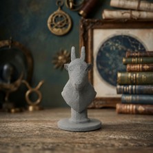 Craftian Makes Oğlak Burcu Dekoratif Büst