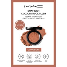 M.A.C Skinfinish Colourstruck Blush 12 Saate Kadar Kalıcı, Yüksek Pigmentli Pudra Allık - Coppertone