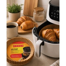 sbodurhome Yuvarlak Airfryer Kağıdı 100 Adet Yağ Tutmaz Hazne Koruyucu