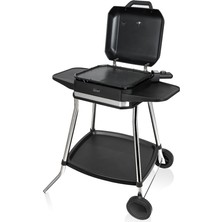 Zilan ZLN2501 Elektrikli Barbekü Mangal | Standlı | Kapaklı | Döküm ızgara