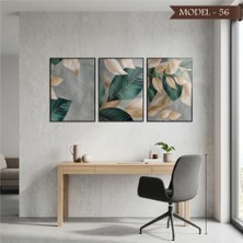 Akıllı Kağıt Cam Görünümlü Yapışkanlı Tablo Çiçek (Model- 56)