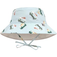 Lassig Bucket Hat Uv Korumalı Şapka Ice Cream Truck Illusion Blue
