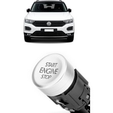 CME PARTS Vw Volkswagen T-Roc 2018-2021 Uyumlu Start Stop Düğmesi 4 Pin 5G1959839A