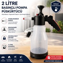 Friemats Cam Filmi Çekme Su Pompası Yüksek Basınçlı Fisfis Su Püskürtücü 2 Lt Çok Amaçlı Sulama Pompası