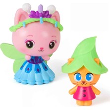 Gabby’s Dollhouse 2’li Figür Seti  - Queen Kitty Fairy – Kitty Gnome