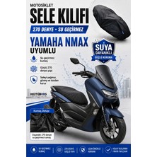 Motobros Motosiklet Sele Kılıfı Yamaha Nmax Uyumlu Su Geçirmez Scooter Motor Koltuk Koruma Kılıfı Koltuk Örtüsü