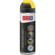 Brio Işaretleme Spreyi Endüstriyel 500 ml Sarı