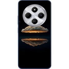 Le Balvo Redmi 14C Uyumlu Bulut  Yansıması Baskılı Silikon Kılıf
