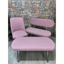 Bench ve Puf Takımı Kılıf Seti - 2 Sandalye, 1 Bench, 1 Puf Örtüsü Kılıfteks