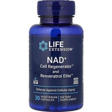 Life Extension Nad+ Cell Regenerator And Resveratrol Elite Defense Against Cellular Aging Veg. Capsules