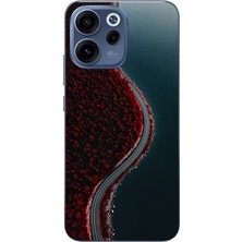 Le Balvo Oppo Reno 15F Uyumlu Sonbahar Yolu Baskılı Silikon Kılıf