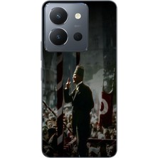 Le Balvo Vivo Y36 Uyumlu Atatürk Hitap Ediyor Baskılı Silikon Kılıf