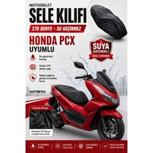 Motobros Motosiklet Sele Kılıfı Honda Pcx Uyumlu Su Geçirmez Scooter Motor Koltuk Koruma Kılıfı Koltuk Örtüsü