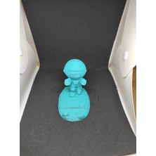 Tekno Sanat TeknoSanat 3D Baskı Ay Tasarımlı Telefon Standı ve Tutucu - Masaüstü Aksesuar (Beyaz)