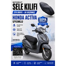 Motobros Motosiklet Sele Kılıfı Honda Activa Uyumlu Su Geçirmez Scooter Motor Koltuk Koruma Kılıfı Koltuk Örtüsü