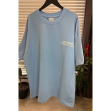 Herodanal Yetişkin Erkek Baskılı Tshirt -Mavi