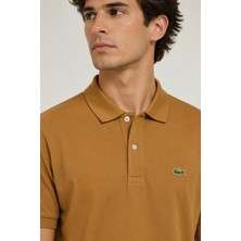 Lacoste Men's Classic Fit Polo T-Shirt Erkek Polo Yaka Tişört Bej
