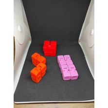 Tekno Sanat TeknoSanat 3D Baskı Infinity Cube - Sonsuzluk Küpü Stres Oyuncağı (Fidget Toy)