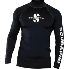 Scubapro Içlik Rash Guard Siyah Uzun Kol