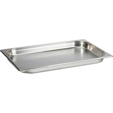 Mabeyn Paslanmaz Çelik Gastronom/gastronorm Küvet Gn 1/1-40 (53 x 32,5 x 4 Cm)