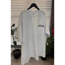 Herodanal Yetişkin Erkek Baskılı Tshirt -Beyaz