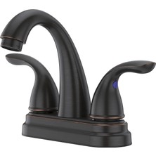 Mabeyn LG148700Y LG148-700Y Pfirst Serisi 2-Saplı 10,16 cm Merkezli Banyo Musluğu, Bronzunda 1,2 Gpm