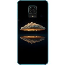 Le Balvo Redmi Note 9s Uyumlu Bulut  Yansıması Baskılı Silikon Kılıf