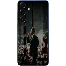 Le Balvo Samsung Galaxy S25 Plus Uyumlu Atatürk Hitap Ediyor Baskılı Silikon Kılıf