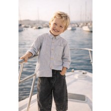 Baby Lory Kids Store Erkek Çocuk Çizgili Gömlek Pantolon Takım