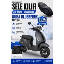 Motobros Motosiklet Sele Kılıfı Kuba Bluebird Uyumlu Su Geçirmez Scooter Motor Koltuk Koruma Kılıfı Koltuk Örtüsü