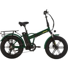 Bisan E-Folding F3 20 Jant H.disk 43 cm Kadro Elektrikli Katlanır Bisiklet Haki Sarı