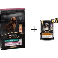 Pro Plan Somonlu Küçük Irk Köpek Maması 7 kg + 2 Adet Pro Plan Everyday Nutrition Hindili Köpek Konservesi 400 gr