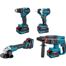 Catpower 1580 Kömürsüz Akülü 4'lü Set
